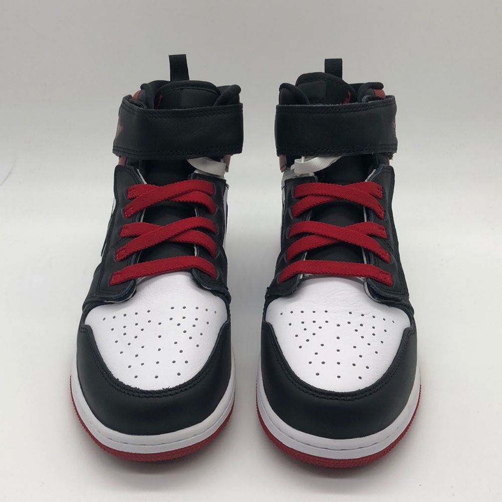 New Nike Air Jordan 1 HI Flyease (GS) Gym Red Black Toe Shoe DC7986-106 NWOB - Picture 3 of 5